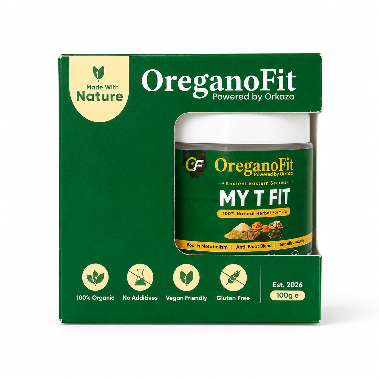 My T Fit | Weight (Loss/ Management) Natural Herbal Powder Blend | 100g | 1 Pack